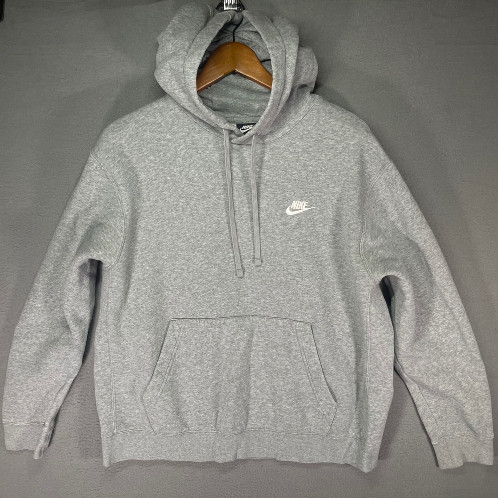 Nike Club‎ Fleece Jogger Sweatpants Gray Men's Small S Embroidered Logo
